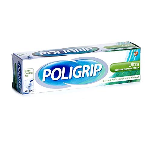 Poligrip Ultra Denture Fixative Cream 40g - by Poligrip