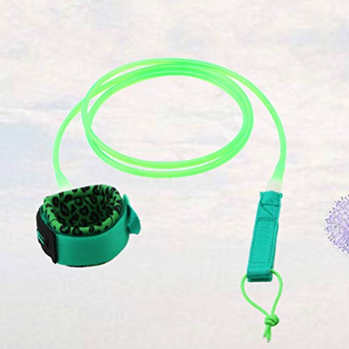 BESPORTBLE coleira de surf de surfe reta para prancha de surfe, corda transparente para surfe, perna