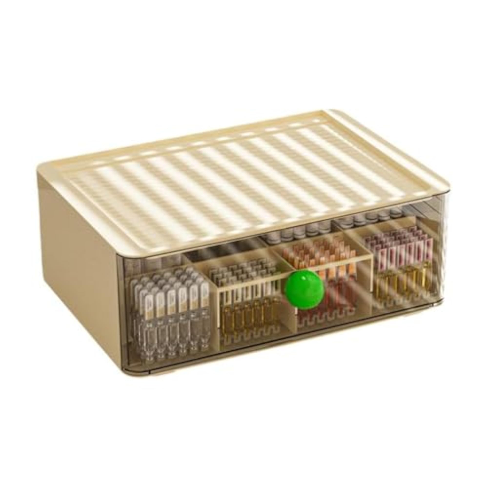 Large Capacity Clear Makeup Organizer, 16 Grids for Vanity