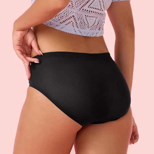 Image of Enamor Innovations Invisi, Fit Flex, No Visible Panty Lines, All Day Comfort, Mid Waist Brief Panty for Women - Antimicrobial with Stain Release, Bonded Free Cut, Regular Coverage - IP02