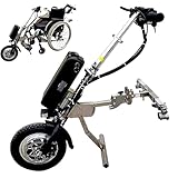 Electric Wheelchair Power Assist Attachment with 500W Motor, 70 Km Range, and Shock Absorber for Enhanced Mobility and Outdoor Use