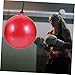 Toyvian Boxing Hanging Water Sandbag Ball Stress Relief Injection Sandbag for Adults Punching Reflex Training Durable Red Exercise Ball for Home Fitness