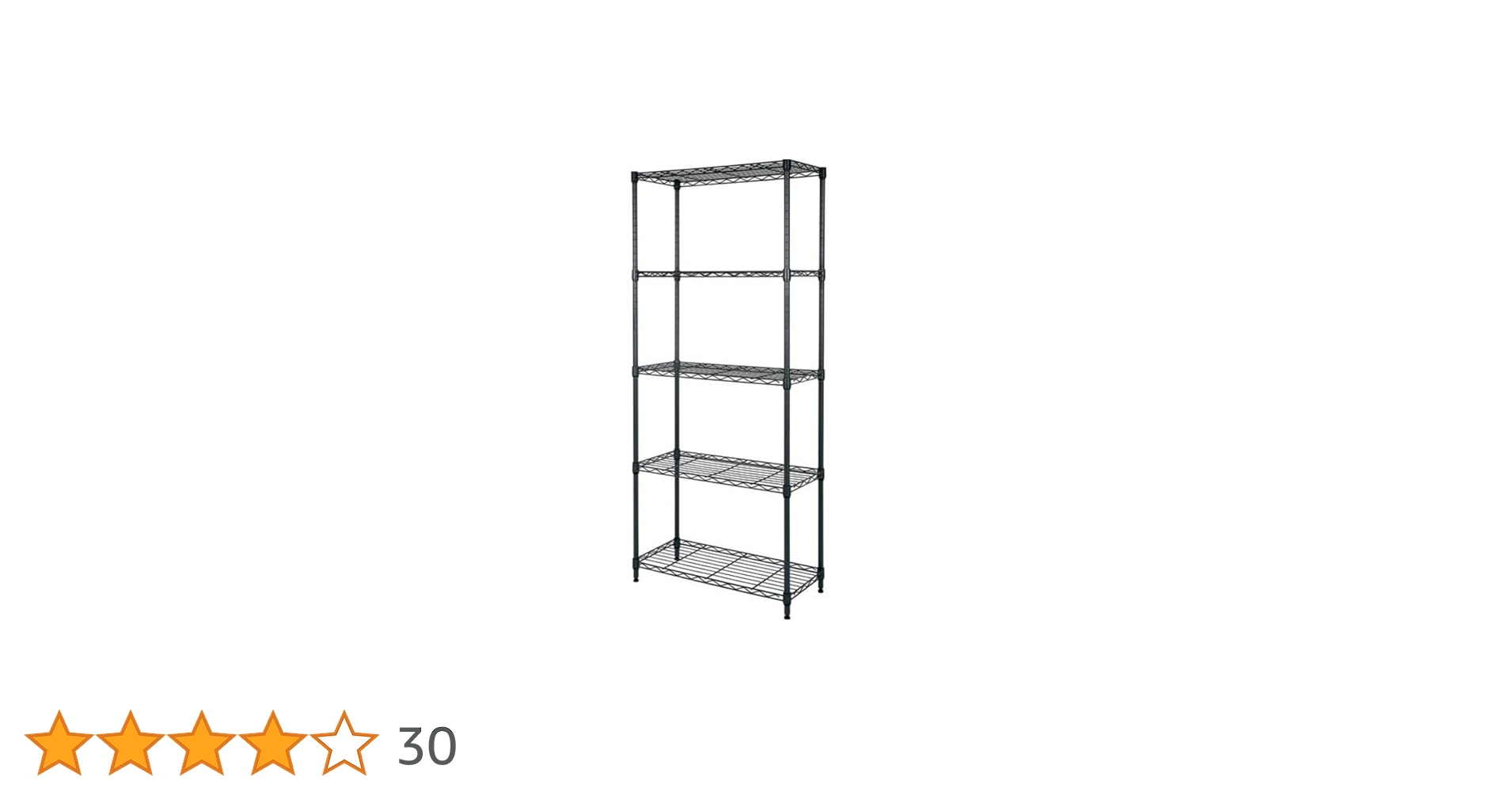 Amazon｜ニトリ(NITORI) スチールラック STANDARD 幅65cm 4段