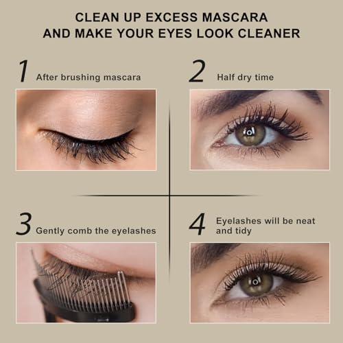 Foto von Docolor Wimpernkamm Wimpernbürste Rostfreier Stahl Wimpern Make Up Comb Sind Entworfen Mascara Für Werkzeug Wimpern Kamm