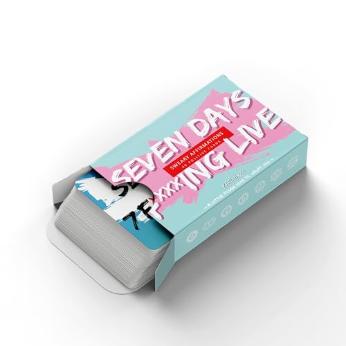 Image of Positive Affirmation Cards - 49 Daily Sweary Motivational Cards With 7 Symbol Energies, Boost Your Inner Badass And Achieve Your Goals, Mindfulness Inspirational Meditation Cards For Stress Relief