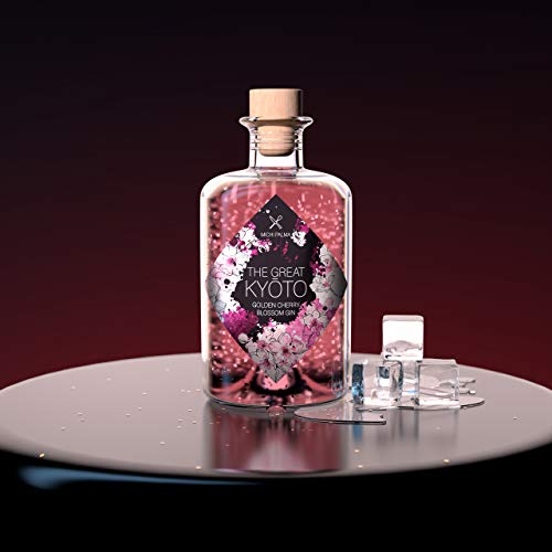 Michi Palma | The Great Kyōto Golden-Cherry-Blossom Gin (1 x 0.5 l) | 23 Karat reines Blattgold | Edle… – Bild 4