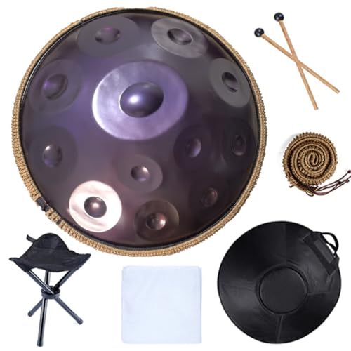 ハンドパン 12音 Amazon | ハンドパン d マイナー 打楽器（ゴールド - 432hz - 12音