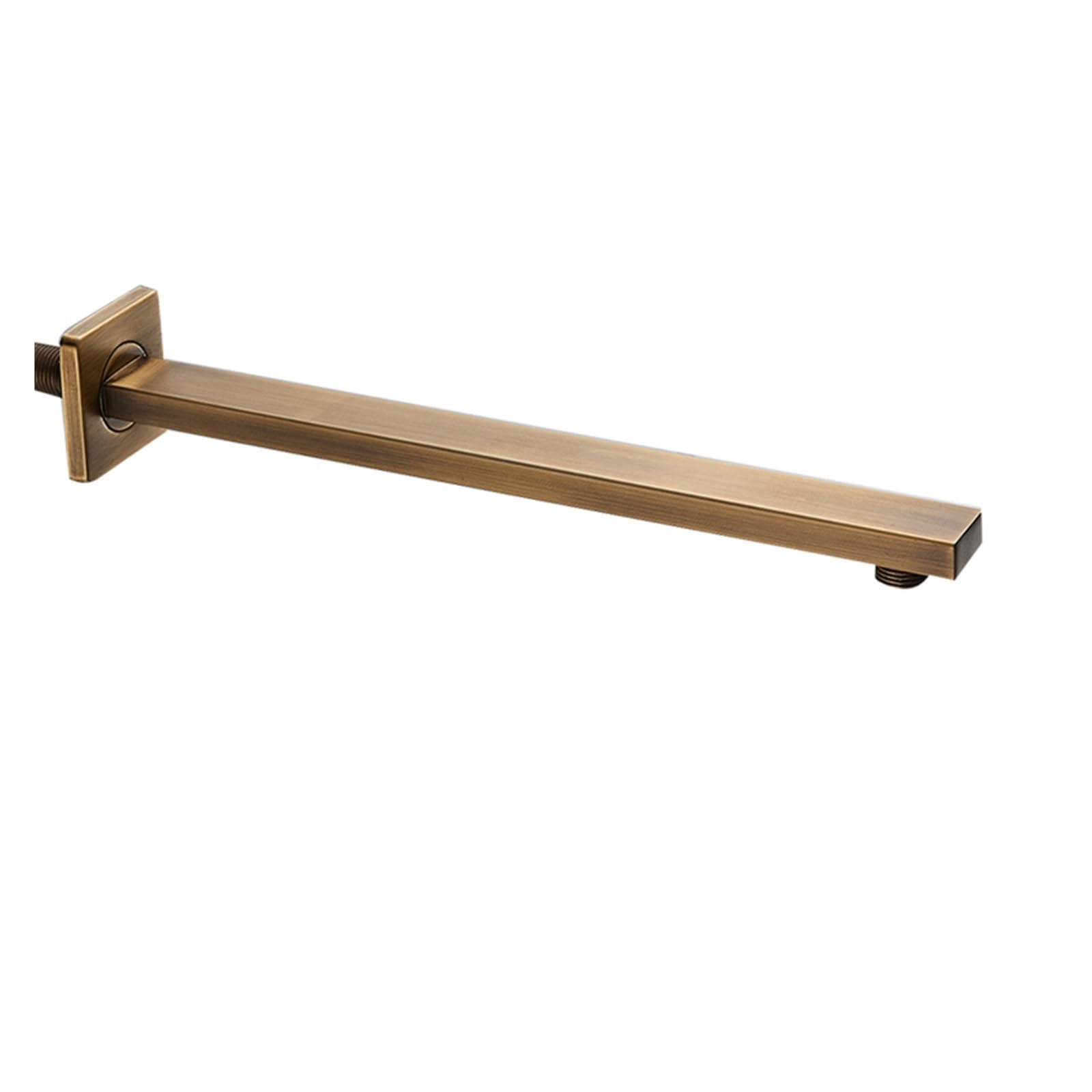 Brazo de Ducha Negro G1/2 montado en la Pared, Soporte de Cabezal de Ducha de Acero Inoxidable, Tubo Fijo de Ducha Dorado for Juego de Ducha (Color : Antique Brass)