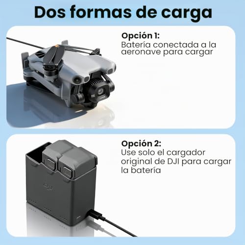 Batería 5000 mAh compatible con DJI Mini 4 Pro Mini 3 autonomía de 52 minutos 6