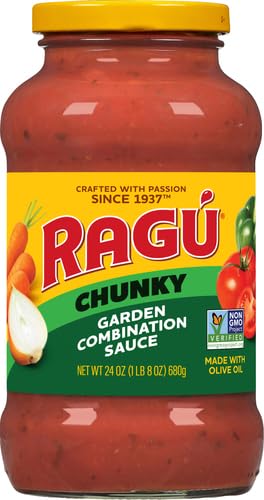 Image of Ragu Garden Combination Pasta Sauce, 680g (Pack of 2)