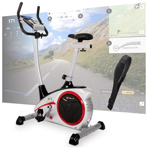 Christopeit Heimtrainer Fahrrad Ergometer AL 2 / AL 2 S bis 150kg, 24 Widerstandsstufen, 9kg Magnet-Bremssystem, leise, Soft-Touch-Computer (AL 2 S Digital inkl. Pulsmessgurt) Christopeit Heimtrainer Fahrrad Ergometer AL 2 / AL 2 S bis 150kg, 24 Widerstandsstufen, 9kg Magnet-Bremssystem, leise, Soft-Touch-Computer (AL 2 S Digital inkl. Pulsmessgurt)