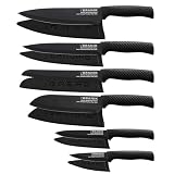 BRANIK Titanium Series 6-Piece German Steel Kitchen Knife Set