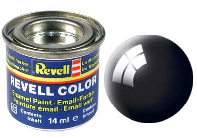 Revell Enamels 14 ml 32107 schwarz glänzend
