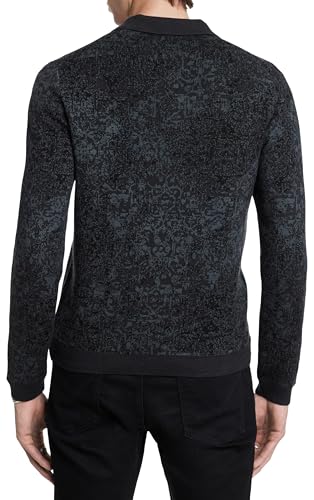 John Varvatos Men's Oliver Polo Sweater4