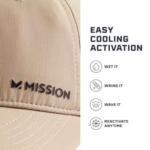 Image of MISSION Cooling Performance Hat, Unstructured Low-Profile Adjustable Fit - UPF 50 - for Running, Workouts & Outdoors
