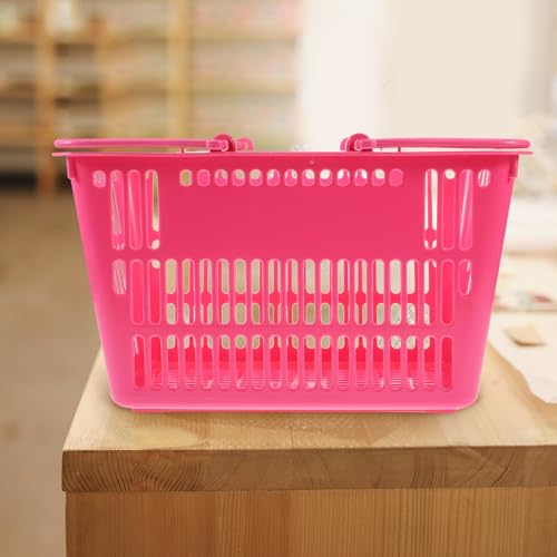 Panier de rangement en plastique robuste et élégant ifundom
