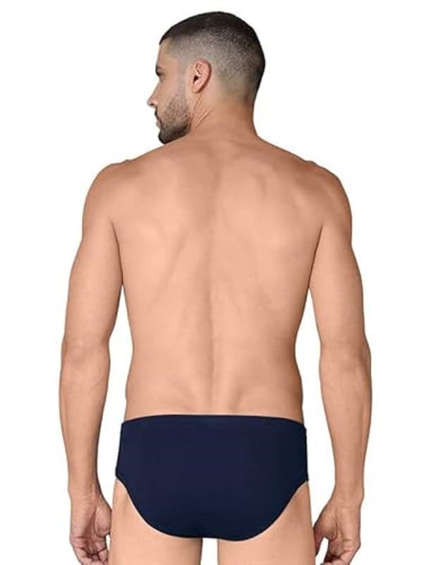 Image of INNERO Men's Brief Underwear | Inner Elastic Cotton Briefs for Man Pack of 3 Multicolour