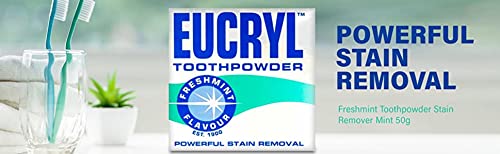 Eucryl Smokers Tooth Powder Freshmint Flavour (50G) - Pack Of 2 #TOP5