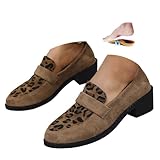 Imprimé léopard rétro chic - Sortez avec nos moccasins rétro uniques pour femme. Ces détails à la mode ajoutent une touche de sophistication à votre tenue, ce qui fait de ces chaussures de conduite une pièce de déclaration qui complète à la fois des ensembles décontractés et intelligents.