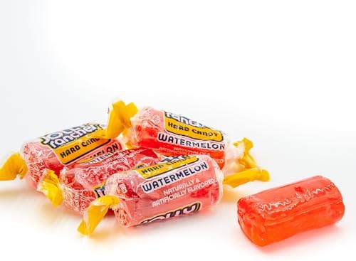 WATERMELON Hard Candy Original Flavor 2 lb - Bulk Assorted Twists Display Bag, Individually Wrapped (148 Pieces)