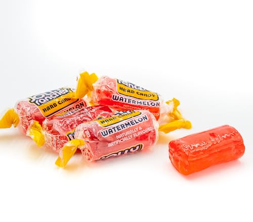 WATERMELON Hard Candy Original Flavor 1 lb - Bulk Bag, Individually Wrapped (74 Pieces)