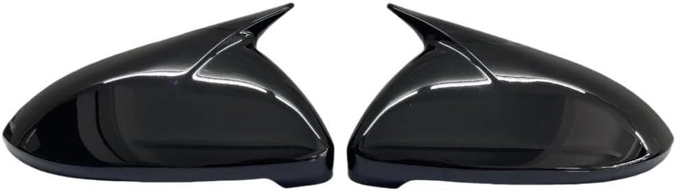Car Wing Mirror Cover Caps For Golf MK7 7.5 For GTI R For GTD Base 2009-2020 2X Side RearView Mirror Cover CapsMirror Tools Case Tuning Replacement Covers Mirrors(Carbon Fbier)