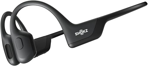 SHOKZ OpenRun Pro - Auriculares de conducción ósea, auriculares deportivos inalámbricos Bluetooth de oreja abierta para correr y entrenar,