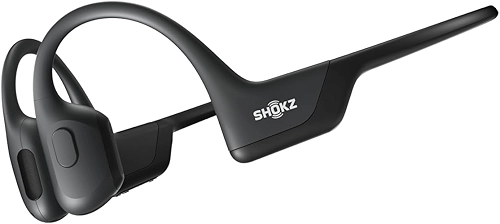 SHOKZ OpenRun Pro – Fones de ouvido esportivos de condução óssea Bluetooth de orelha aberta, resistentes ao suor para exercícios e corrida com graves profundos de alta qualidade - microfone embutido
