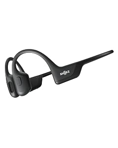 SHOKZ OpenRun Pro-Bone Conduction Headphones Open-Ear Bluetooth Wireless Sport Headphones for Running and Workout Sweat Resistant Long Battery