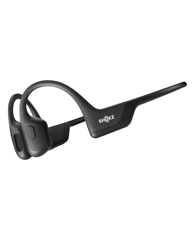SHOKZ OpenRun Pro-Bone Conduction Headphones Open-Ear Bluetooth Wireless Sport Headphones for Running and Workout Sweat Resistant Long Battery