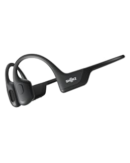 SHOKZ OpenRun Pro - Auriculares de conducción ósea, auriculares deportivos inalámbricos Bluetooth de oreja abierta para correr y entrenar, resistentes al sudor, batería de larga duración, graves
