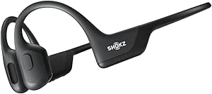 SHOKZ OpenRun Pro - Open-Ear Bluetooth Bone Conduction Sport Headphones, Sweat Resistant Wireless Earphones for Workouts and Running with Premium Deep Bass- Built-in Mic, with Hair Band, Black asin的图片