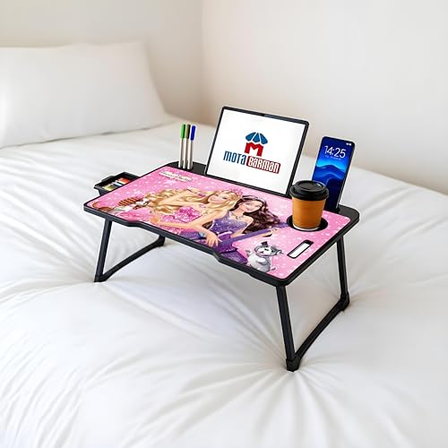 Image of Study Table Bed Table Premium Laptop Table /Foldable and Portable Wooden /Writing Desk for Office /Home /School (Barbee)