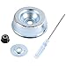 NACTECH Gardening Machine Lawnmower Stihl Blade Adapter Kit Including Thrust Washer Rider Plate Collar Nut Screwdriver Compatible for STIHL FS 55 FS56 FS 81 FS90 FS80 String Trimmers Brush Cutter