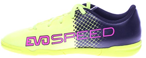 PUMA Unisex-Child Evospeed 5.5 Turf Trainer Soccer Shoe, Pink Glo/Safety Yellow, 2.5 B US Little Kid