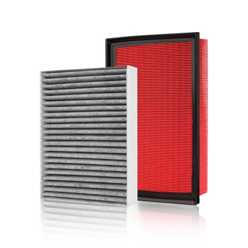 Image of Engine & Cabin Air Filter Kit Fit for Toyota 4RUNNER 4.0L 2010-2024, Lexus GX460 4.6L 2010-2023 Activated Carbon Cabin Filter Replace#CF10285 1780138051 Car Accessories