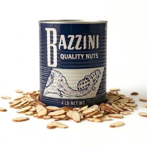 Image of Bazzini Sliced Almonds, 3lb Bulk Tin