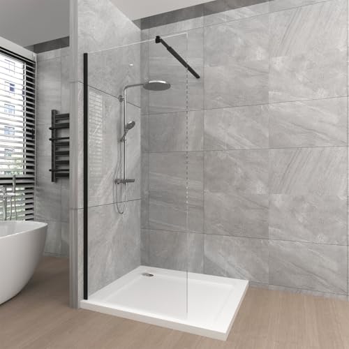 T&K Cabine de douche à l'italienne 80 x 190 cm, paroi...