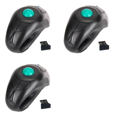 Souris trackball sans fil 2.4G ergonomique contre la fatigue du poignet