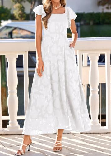 Image of KIRUNDO Bridesmaid Wedding Guest Formal Dresses for Women