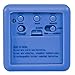Equity by La Crosse 70905 Soft Blue Cube LCD Alarm Clock 5.20in. x 4.20in. x 3.30in.
