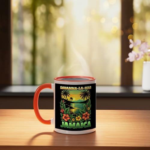 Taza de cerámica Savanna-La-Mar Jamaica 11 onzas miniatura 3