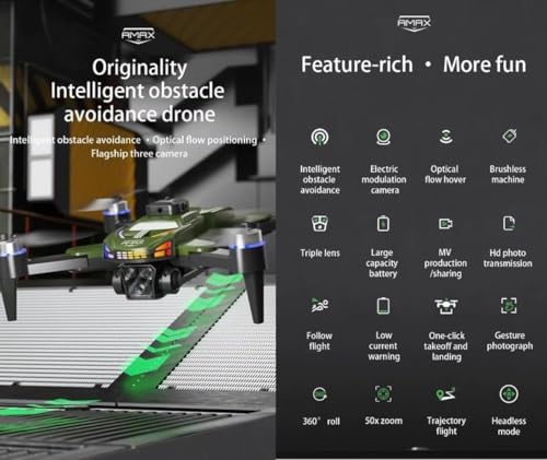 Image of BrUsHlEsS-fOlDaBlE-DrOnE-WiTh-hQ-WiFi-cAmErA-ReMoTe-cOnTrOl-fOr-kIdS-QuAdCoPtEr-wItH-GeStUrE-SeLfIe-fLiPs-bOuNcE-MoDe-aPp-oNe-kEy tAkE-OfF (T6 PRO)