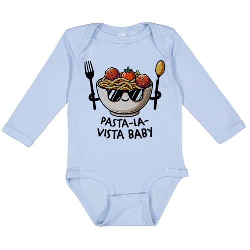 TATY Kids Pasta La Vista Baby Long Sleeve Baby Infant Bodysuit