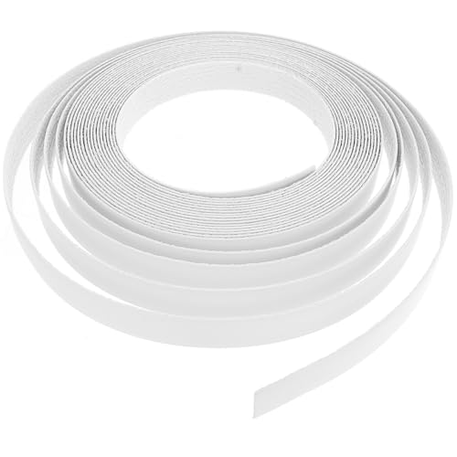 Cinta de bordes de PVC autoadhesiva blanca para reparar cantos de melamina astillados