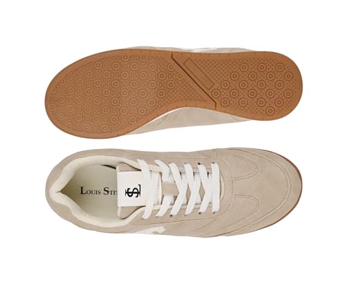Image of LOUIS STITCH Women's Casual Lightweight Sneakers | Ortholite Cushioned Comfort | Dual-Color TPR Sole | Lightweight & Comfortable Casual Lace-Up Shoes | LSD-SNK-NBL & DNM