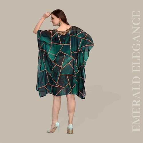 Kaftan Dresses for Women Plus Size – Beach Caftan V Neck Swimsuit Cover Ups Swimwear | Casual Mumu Moomoo Loungewear2