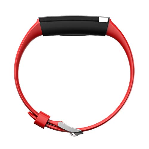 AUPALLA - Cinturino per Orologio ECG Activity Tracker, Versione da Polso, Rosso