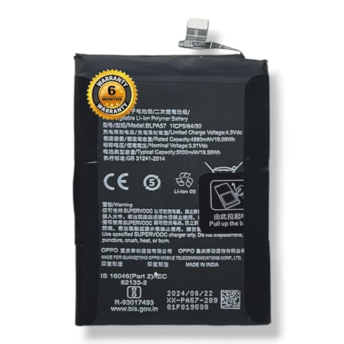 Image of BLPA57 Battery for Oppo Reno 12 Pro 5G (CPH2629) 5000mAh Battery with 6 Month Warranty** (MAR1)