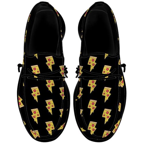 Quorax Pizza Shoes Women Men Loafers Slip-on Shoes Gifts for Women Men